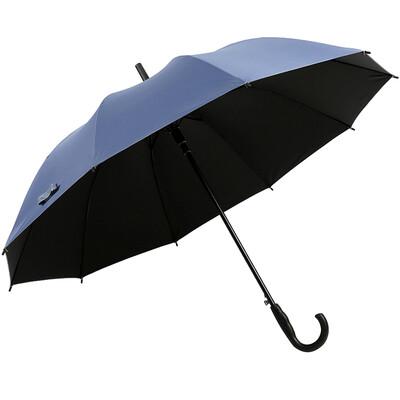 

Paradise umbrella to strengthen the reinforcement hit the black plastic straight rod from the open umbrella 193E upgrade version of the blue gray