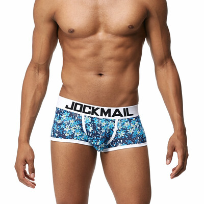 

JOCKMAIL low-rise mens boxer briefs cotton print comfort soft absorbent sweat