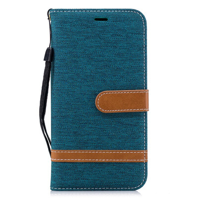 

GANGXUN®LG K10 2018 Stand Case Wallet Card Slots Denim Jeans Leather Case With Stand