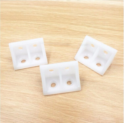 

20pcs Nylon Plastic Angle Code Connector Right Angle Bracket -type Angle Code Board Connector Hardware Accessories