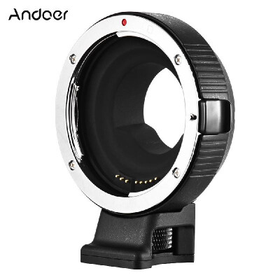 

Romacci Andoer AEF-MFT Lens Mount Adapter Ring AF Auto Focus IS Stabilization Aperture Control for Canon EFEF-S Lens To M43 Came