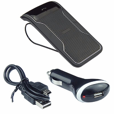 

BT HandsFree Car Kit Wireless Speaker Visor Clip for Smart Phone Mobile