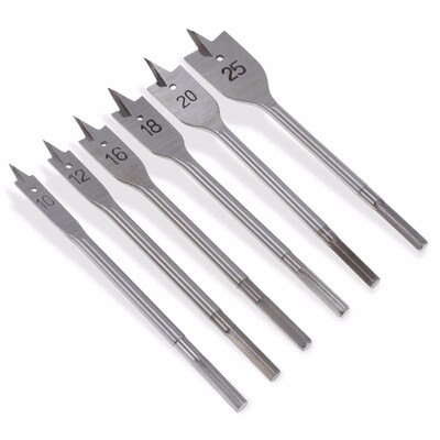 

6pcs 10 - 25mm Wood Flat Drill Bits Woodworking Hole Cutters Tools