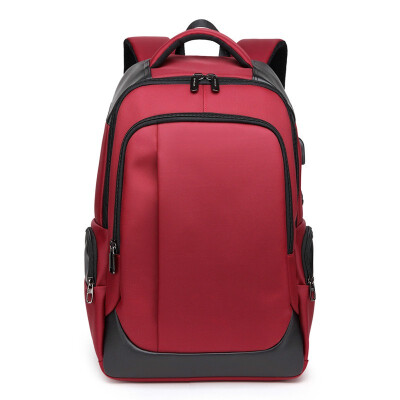 

Korean Casual USB Man Oxford Cloth Shoulder Backpack Male Breathable Wear-resisting Business Computer Bag Travel Bag Student Bag