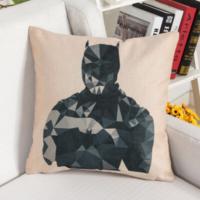 

Super Heros Cushion Cover Pillow case Superman home decoration club office chair seat for gift