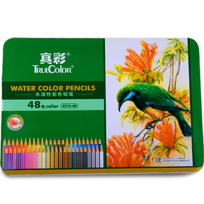

True color Truecolor 4576 true color hexagonal water-soluble color pencil 48 color