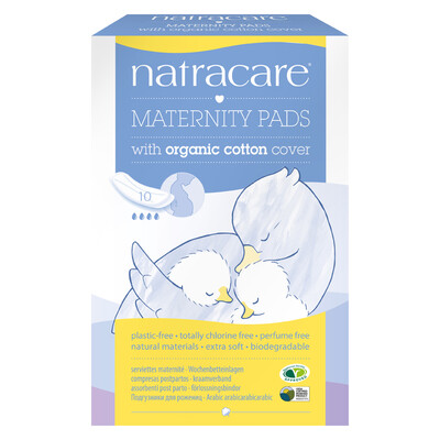 

Naika Natracare natural cotton new mother no wing sanitary napkins postpartum care 10 pieces 280mm