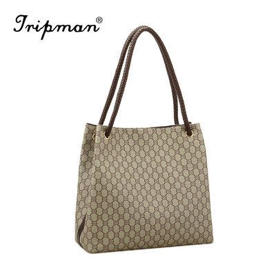 

Tripman Famous Brand Hot Selling Women Handbag Tote Shoulder Bags Large Capacity retro fashion canvas messenger bag