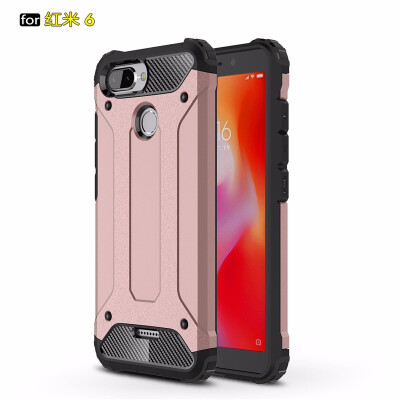 

Goowiiz Phone Case For Xiaomi Redmi 66AS2 King Kong Armor Fashion Bumper PC TPU Prevent falling