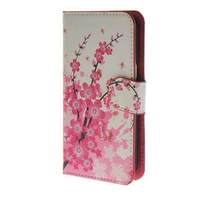 

MOONCASE Plum flower style Leather Wallet Flip Card Slot Stand Pouch чехол для Samsung Galaxy J1 A06