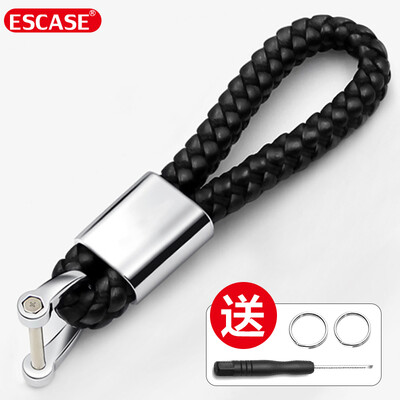 

ESCASE Car Keychain Key Pendant Keychain Keychain Handmade Keychain Men&Women Creative Gift Bag Birthday Gift Send Tool Knife ES-K15 Jazz Black