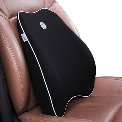 

KING ETING car waist headrest space memory cotton back cushion car office pillow pillow waist pillow Y7 lumbar mysterious black
