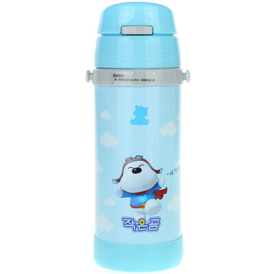 

small white bear children suction cups stainless steel vacuum belt insulation kettle 09119