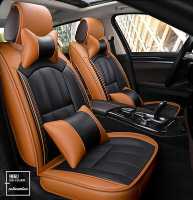 

TO YOUR TASTE auto accessories universal luxury leather CAR SEAT cushion set for Nissan QASHQAI SYLPHY MARCH GENISS Blue Bird safe
