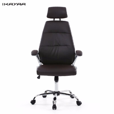 

Faux Leather Pneumatic Adjustable Office Executive Chair Stool High Back Ergonomic Swivel Computer Task Office Furniture