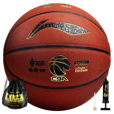 

Li Ning LI-NING indoor&outdoor waterproof moisture-absorbing PU basketball dragon CBA competition 7th blue ball lanqiu LBQK8