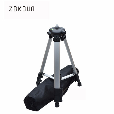 

12m Adjustable Height thicken aluminum 58" male threads laser level tripod with water bubble for 360 rotary laser