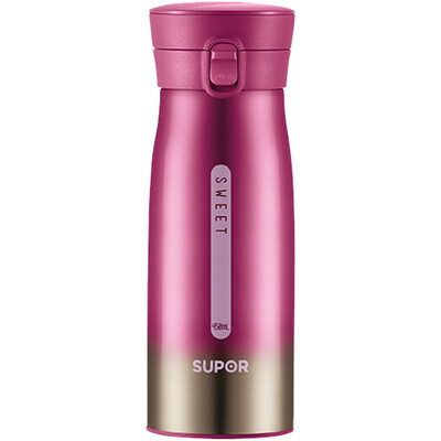 

Supor supor Insulation Cup Aurora Series 304 Stainless Steel Cup Men&Women Portable Business Straight Car Cup KC45BV2 Sweet Powder 450mL
