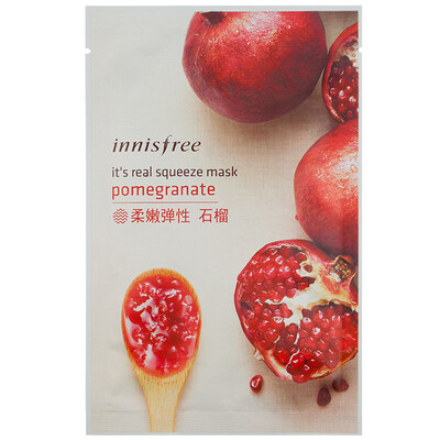 

Jingdong supermarket Yue poetry wind Yin innisfree really fresh moisturizing mask - pomegranate 20ml moisturizing moisturizing sleep skin care products