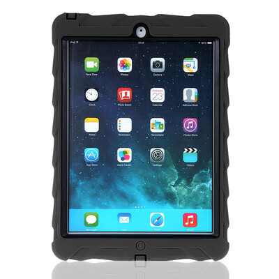 

шина схеме падение сопротивления dustproof защитный чехол для iPad Air с держателем - черный