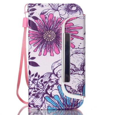 

MITI New Fashion Split design Leather Case For Samsung Galaxy S5 Mini G800 Wallet Style Phone Bag With Card Holders