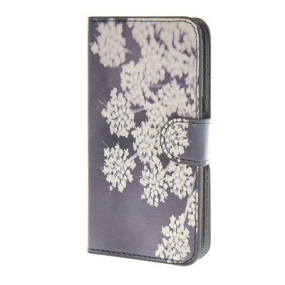 

MOONCASE Dandelion style Leather Side Flip Wallet Card Slot Stand Pouch Case Cover for Samsung Galaxy Core Prime G360 / a02