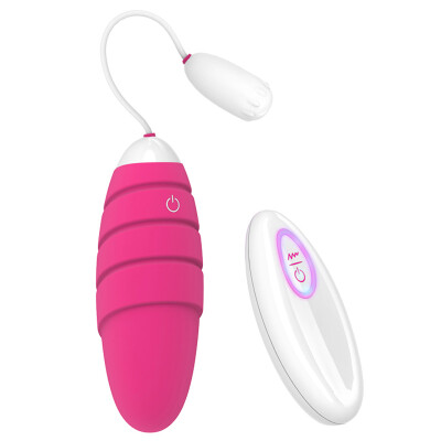 

OMYSKY desire urban women wireless remote control jump eggs waterproof mute charging adult fun items rose red