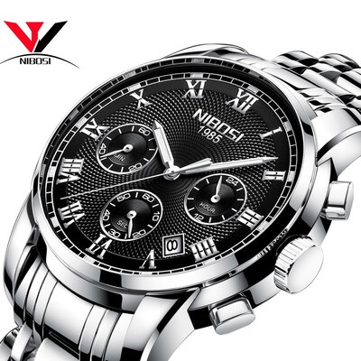 

Relogio Masculino NIBOSI 2018 Mens Watches Top Brand Luxury Watch Men Casual Date Business Male Wristwatches Clock Montre Homme