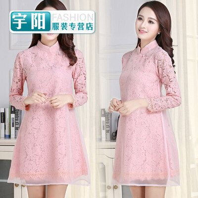 

Pregnant women bride wine service female banquet Korean version loose back door binding wedding dress skirt
