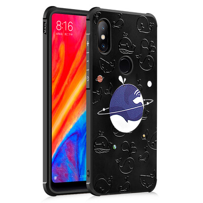 

Goowiiz Fashion Phone Case For Xiaomi Mix 2Max 2Mix 2s Luxury 3D Cute Cartoon Slim Full Soft Silicone
