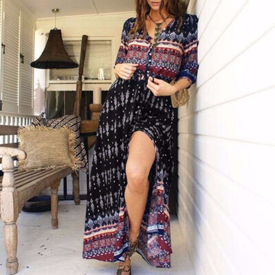 

Women Long Maxi Dresses Bohemia Dress