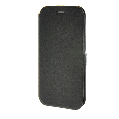 

MOONCASE Cross pattern Flip Pouch Leather Wallet Slim Case Cover for Samsung Galaxy S6 Edge Black