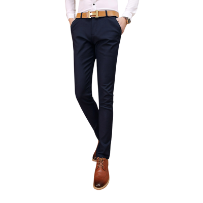 

Zogaa New Korean Men's Pants Slim Stripe