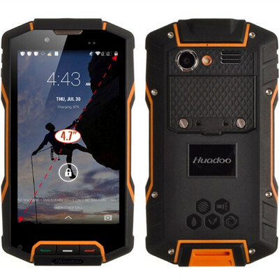 

Rugged Phone 2GB RAM 16GB Huadoo HG04 4G FDD LTE IP68 Waterproof Core Dual Sim 3800mAh Battery IP68 Phone13MP outdoors
