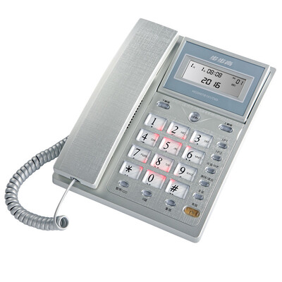 

Нарды (bbk) HCD6101 стационарный телефон сидения фиксированной линии домашний офис ночь свет кнопка двойной интерфейс (стример серебристый)