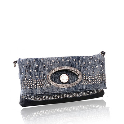 

Multifunctional denim bag women leather handbag lady shoulder messenger portable hand cloth bag famous brand female tote bags