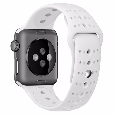 

Soft Silicone Replacement Sport Band For Apple Watch Series 123 42mm 38mm Wrist Bracelet Strap for iWatch Sportsbands