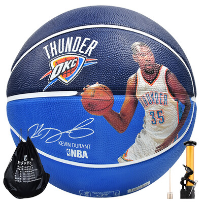 

Spalding Spalding NBA Outdoor Training No 7 Rubber Basketball Wearable Game Blue Ball 83-345Y
