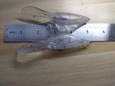 

10pcs Unpainted Fishing Lure Body Crankbait Hardbaits Fishing Wobbler Artificial baits 103mm 125g Blank lures FFETSO