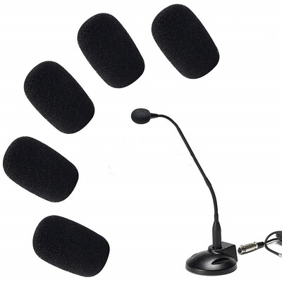 

2550 pcs Pack Small Mic Microphone Windscreen Soft Foam Mic Cover Sponge Skin