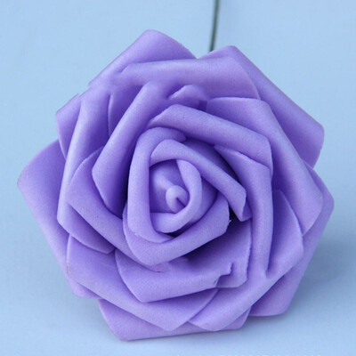 

5 Heads 8CM Artificial Rose PE Foam Flowers Dly Bride Bouquet Wreaths Wedding Home Decorative Charming Flowers