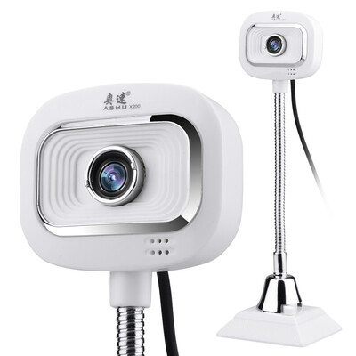 

ASHU X200 Jane Eyre Webcam PC Desktop Notebook Camera with Microphone White