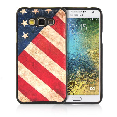 

MOONCASE Painted style Soft Flexible Silicone Gel TPU Skin Shell Back Case Cover for Samsung Galaxy E7