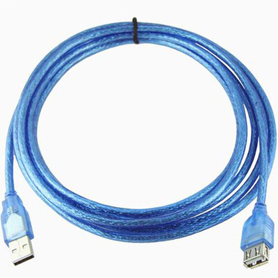 

Shanze (SAMZHE) UK-515 USB2.0 высокоскоростной передачи данных на женский удлинитель AM / AF кабель клавиатуры U диск мыши данные плюс 1,5 м прозрачный белый
