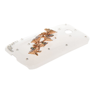 

MOONCASE Luxury Flower Crystal Bling Rhinestone Hard Back Shell чехол для Motorola Moto E