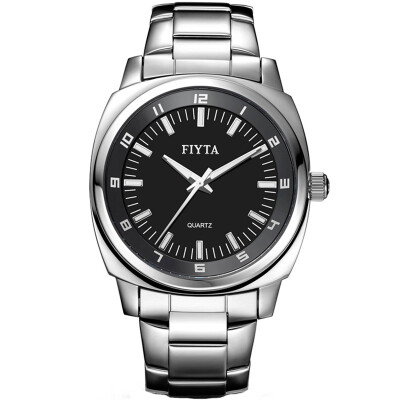 

Fiyta (FIYTA) watch classic series quartz male watch black plate steel belt GJ034.WBW