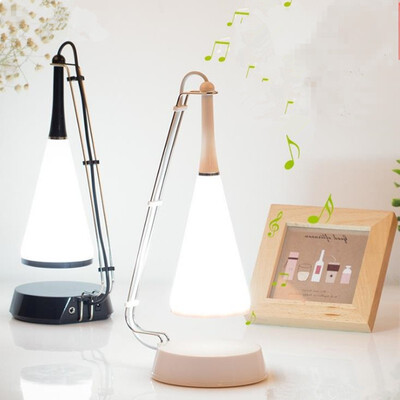 

Creative bluetooth stereo light new unique music atmosphere light USB charging reading light custom logo gift table lamp