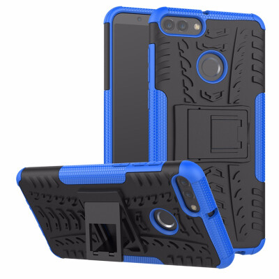 

Goowiiz Phone Case For Huawei Honor 7CEnjoy 8Nova 2 LiteY7 2018 Armor Tire Texture Rugged Protection PCTPU