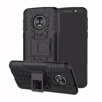 

Goowiiz Phone Case For Motorola Moto G6 2018G6 Plus 2018Z3 Play Armor Tire Texture Rugged Protection PCTPU