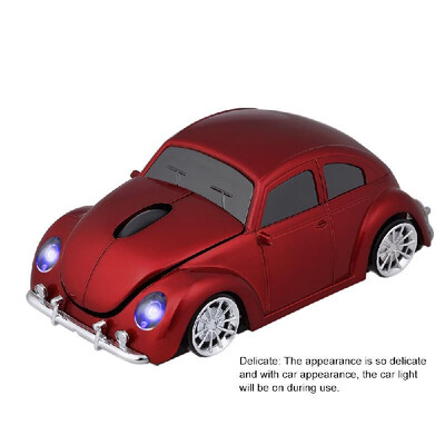 

24G Wireless Car Mouse USB Computer Mice Car Shape 1000 DPI with LED Light Receiver for PC Laptop
